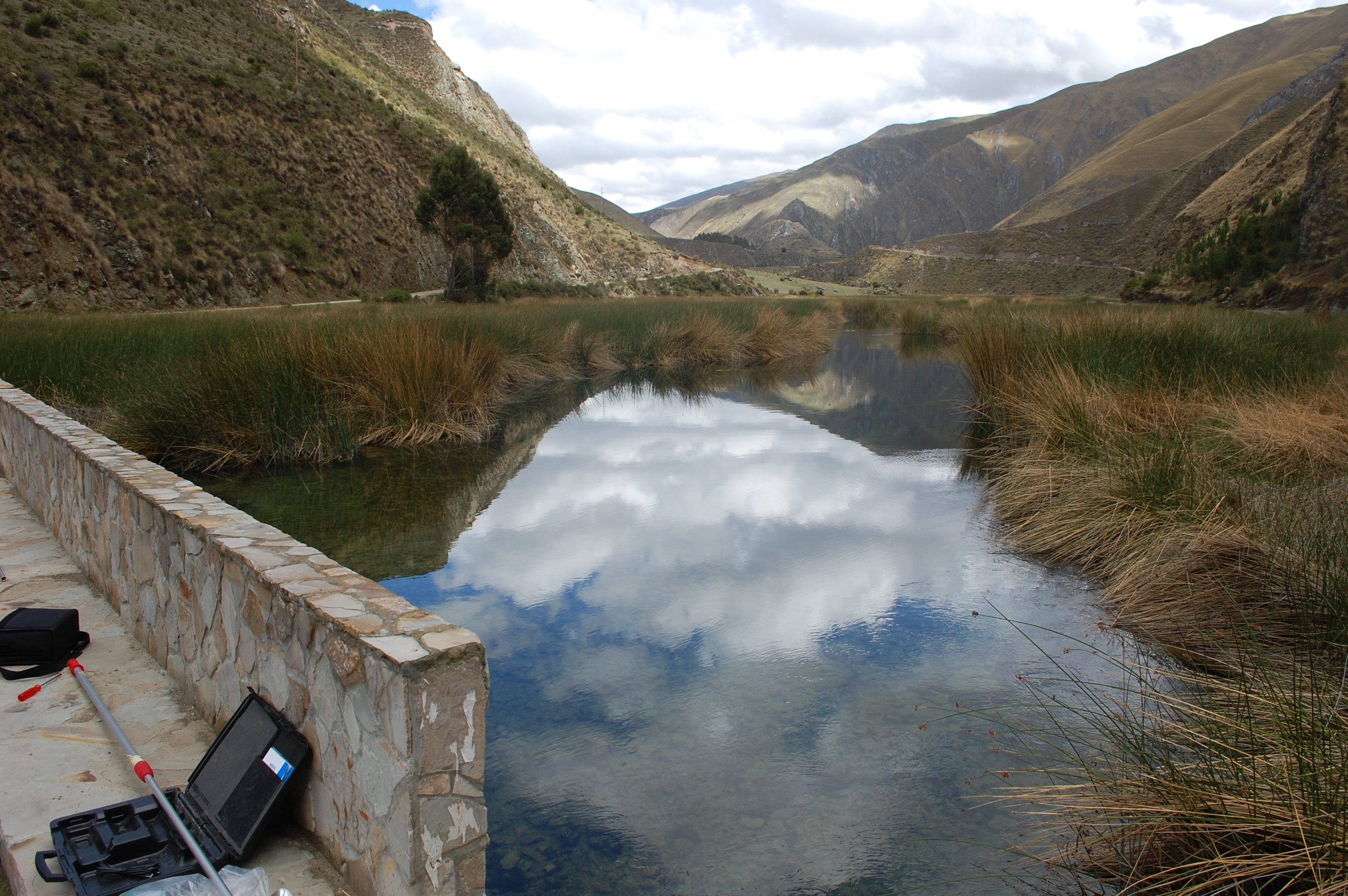 Site RC15 - the study site & view upstream. (John Forrest)