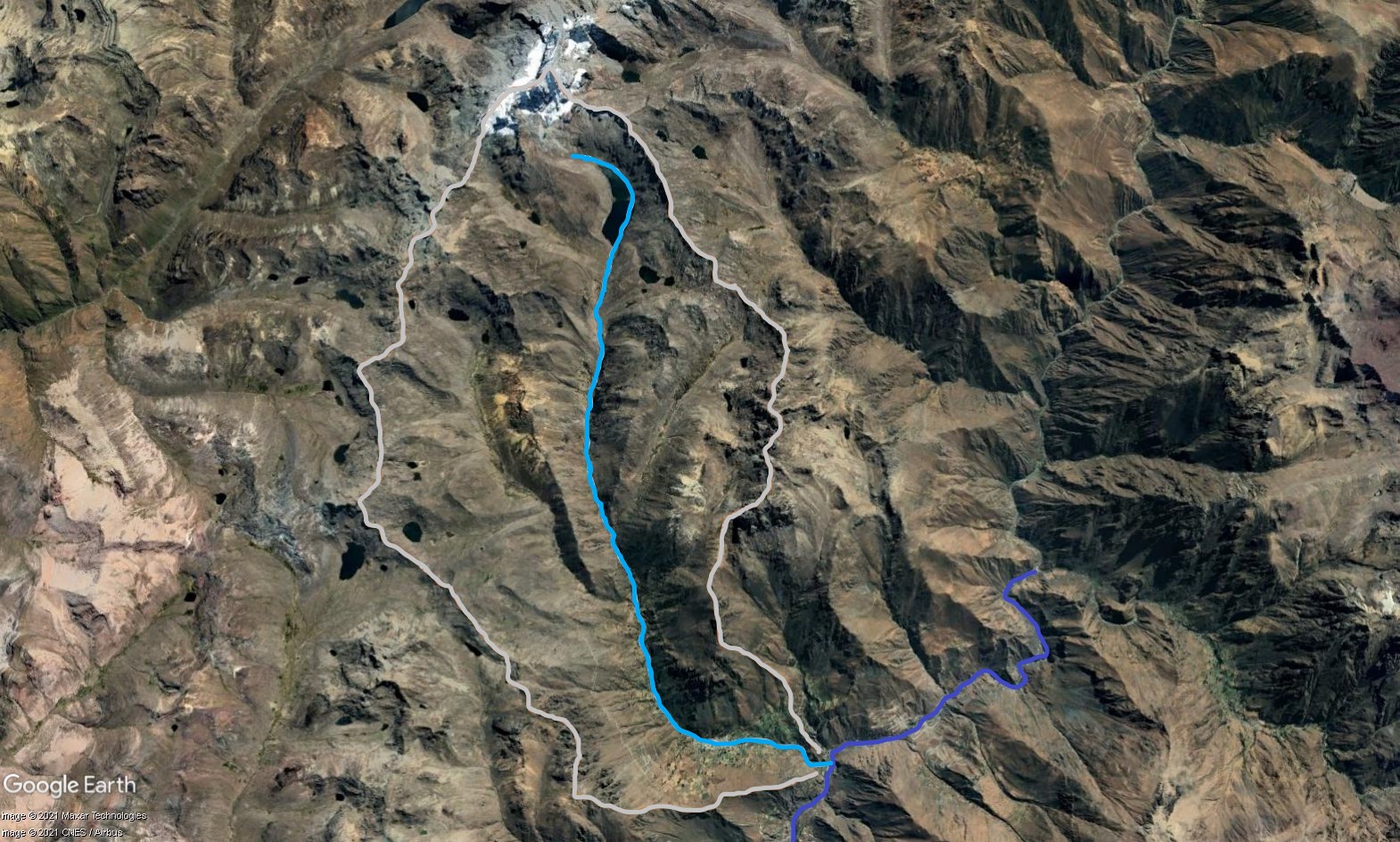 Tributary T06 - the Yauyos subcatchment. (Eustace Barnes)