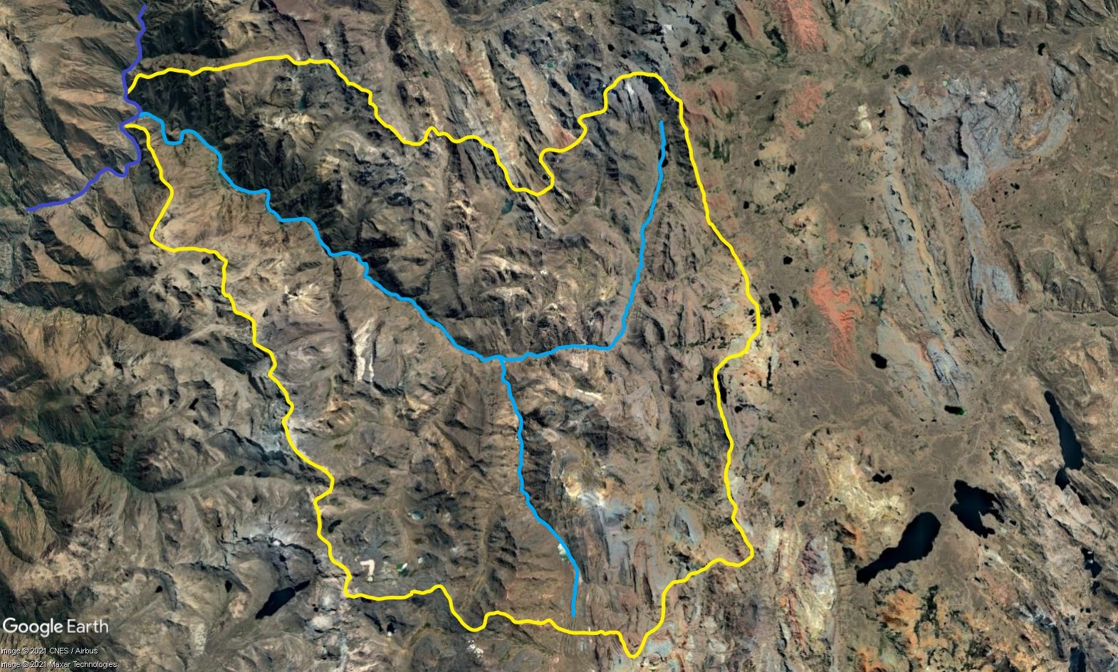 Tributary T07 - the Huantan subcatchment. (Eustace Barnes)