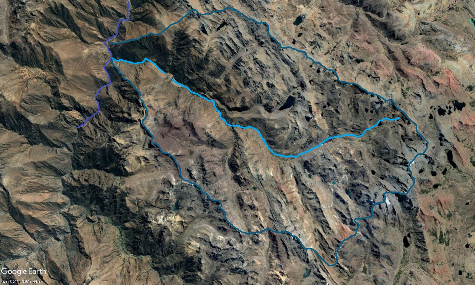 Tributary T08 - the Laraos subcatchment. (Eustace Barnes)