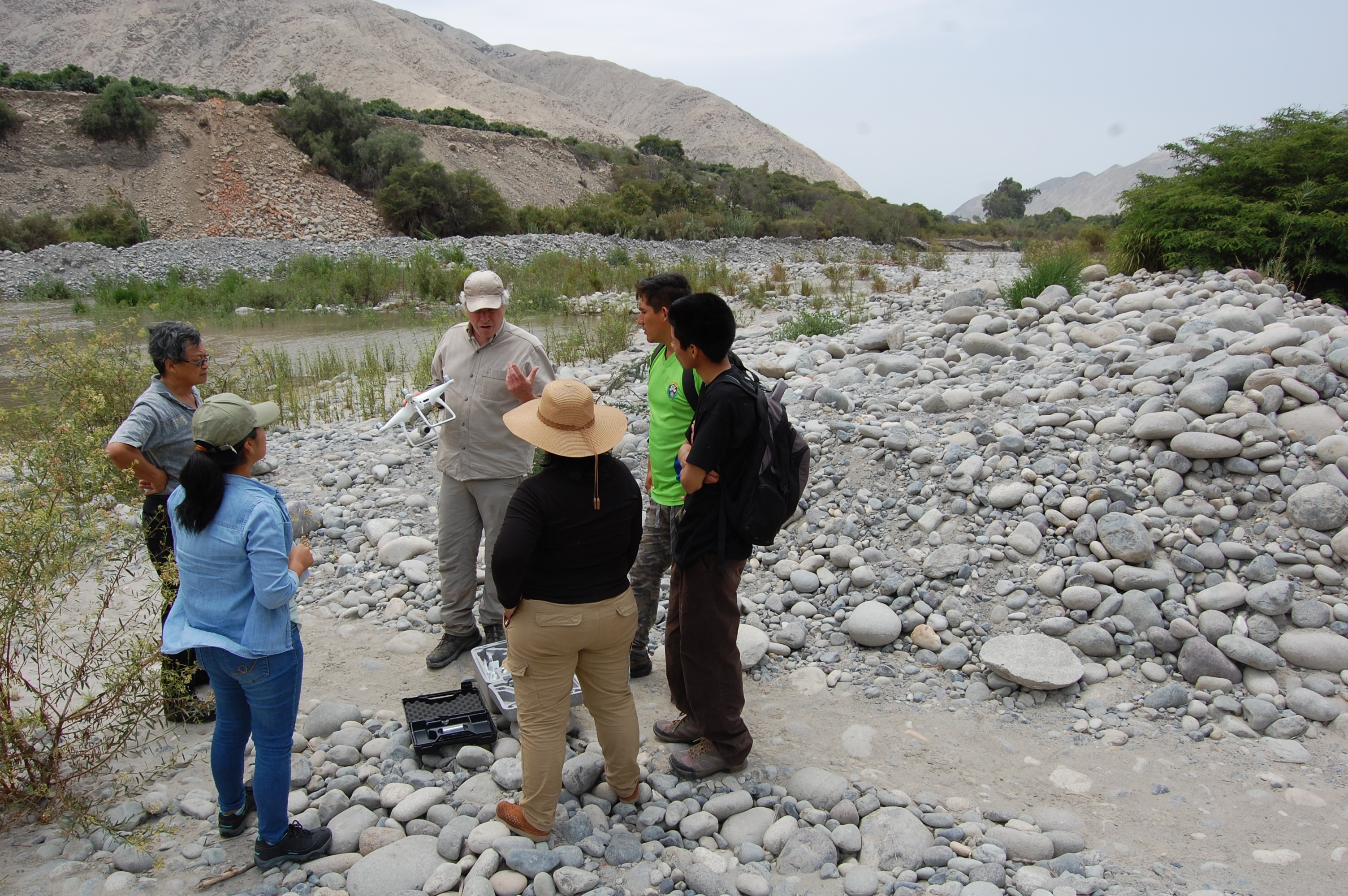 Measuring river discharge